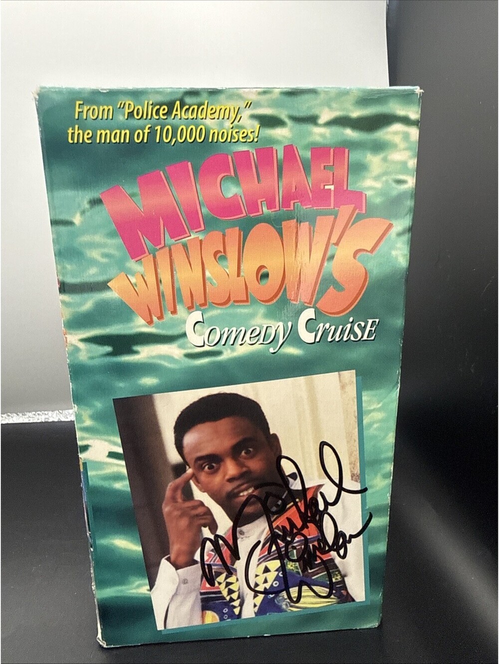 MICHAEL WINSLOW'S COMEDY CRUISE VHS AUTOGRAPHED Very RARE
